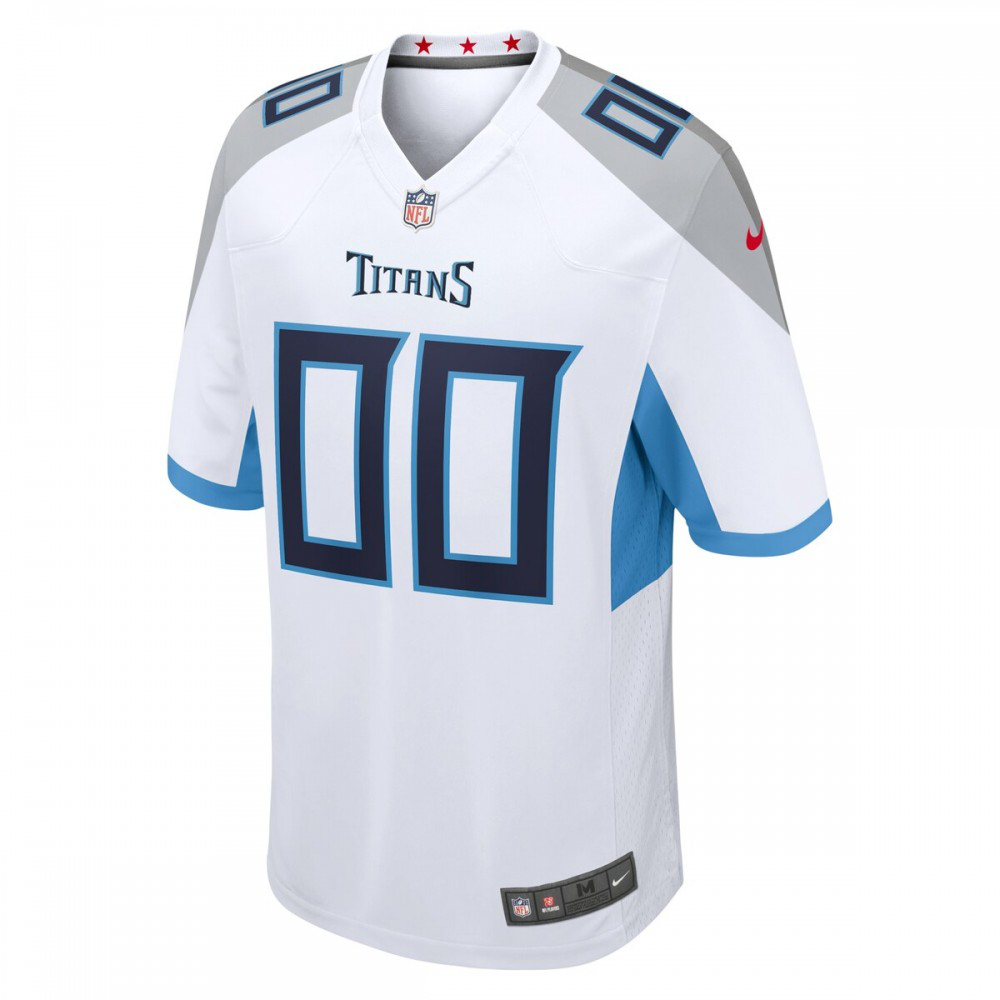 Tennessee Titans Nike Custom Game Jersey - White-GridironStore